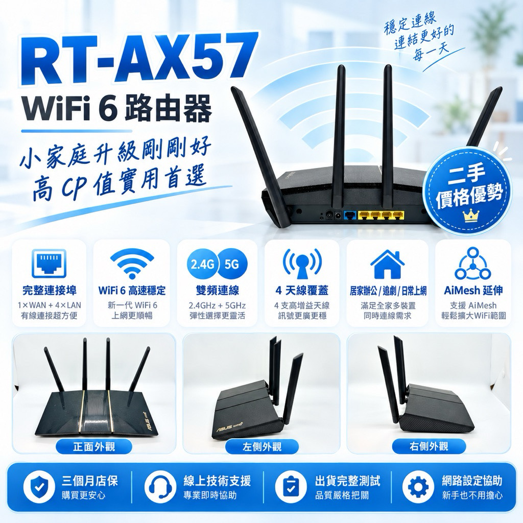 ASUS RT-AX57 宣傳圖